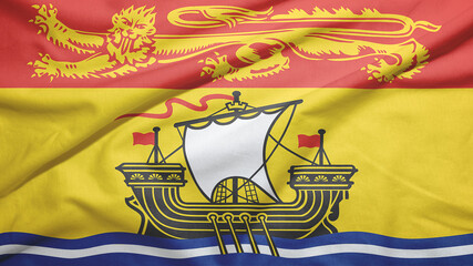 New Brunswick province of Canada flag