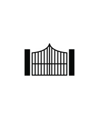 gate icon,vector best flat icon.