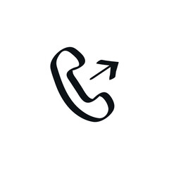 Phone icon set. Connection vector collection.