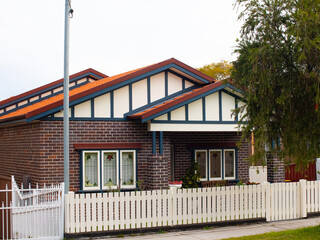 Suburban federation house in Sydney NSW Australia 