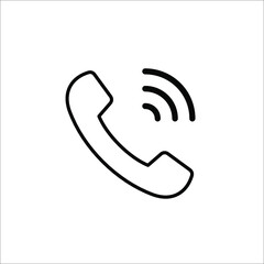 Phone icon set. Connection vector collection.