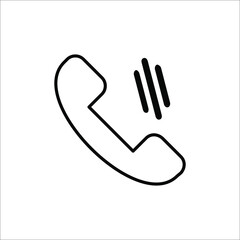 Obraz premium Phone icon set. Connection vector collection.