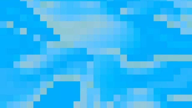 Colorful square 8 bit pixel background, pixel cube