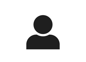 user icon. person profile web design symbol