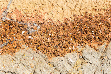 Abstract concrete, weathered with cracks and scratches. Grungy Concrete Surface. Great background or texture.