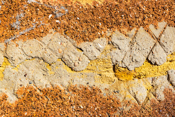 Abstract concrete, weathered with cracks and scratches. Grungy Concrete Surface. Great background or texture.