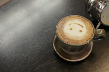 espresso coffee in a cup