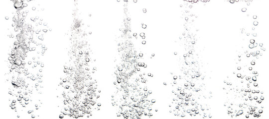 water bubble isolated white background	