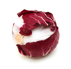 Fototapeta premium red chicory isolated on white background