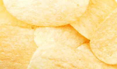 photo shot of potato chips