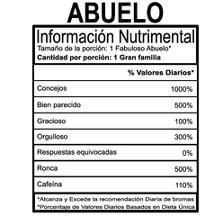 Información Nutrimental - Abuelo