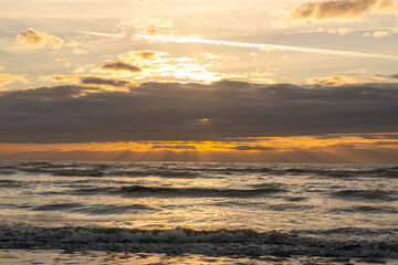 un soir sur la plage à Quend