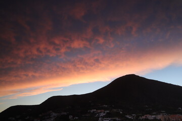Santa Marina Salina Sunset Silhouette