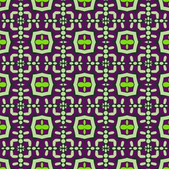 seamless background with multicolored repeating patterns.
3d illustration, 3d rendering.