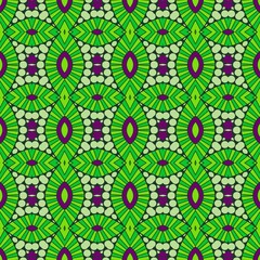 seamless background with multicolored repeating patterns.
3d illustration, 3d rendering.