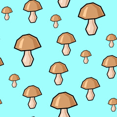 mushrooms pattern