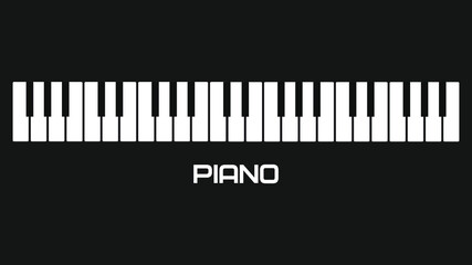 Fototapeta premium background piano keys
