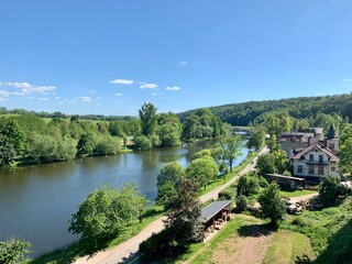 Obraz premium river and bridge