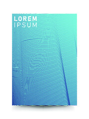 Vector modern trend color gradient cool minimal pattern background and cover design. Background pattern Background  texture, abstract geometric wave line . 