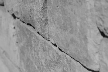 
close up of a grey stone wall as a background