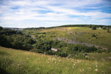 Views of the Peak District National Park, Derbyshire, UK