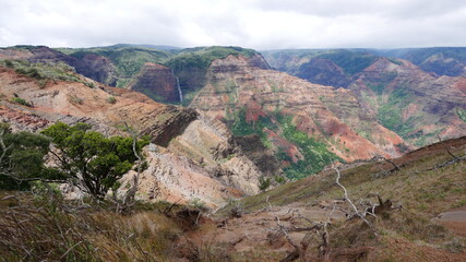 Waimea Canyon, also known as the Grand Canyon of the Pacific