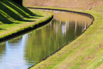 The walled town of Cittadella in Italy / The Moat