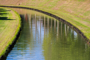 The walled town of Cittadella in Italy / The Moat