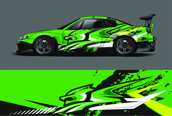 Plakat car wrap vector designs. abstract animal livery for vehicle vinyl branding background