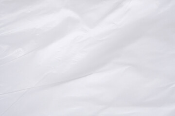Obraz premium White plastic bag background texture close up