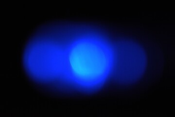 Blue Lens Flare/Light Streak/Bokeh