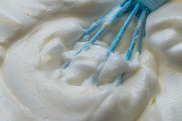 airy tender dough for pancake cooking baking