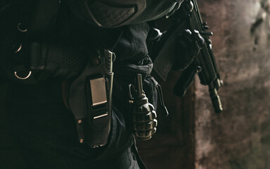 man with gun