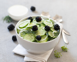 yogurt with blueberries