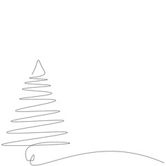 Christmas tree background vector illustration 