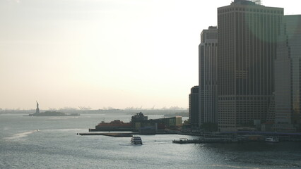 landscape of lower manhattan NYC 