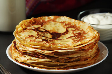 Russian cuisine national dish bliny