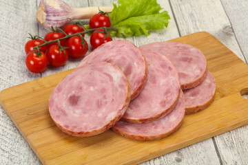 Natural ham made from pork