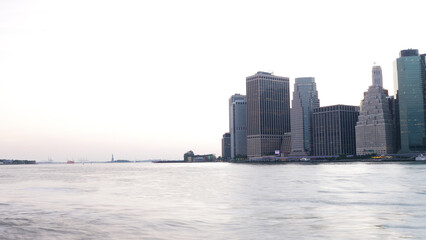 Fototapeta premium landscape of lower manhattan NYC 
