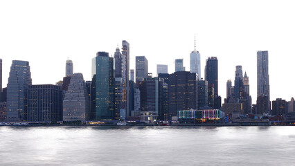 landscape of lower manhattan NYC 