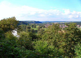 Fototapeta na wymiar View from Bad Wimpfen