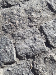 Close-up of gray paving stones. Floor covering, construction, yard improvement.