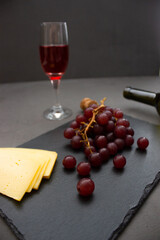 still life with red wine