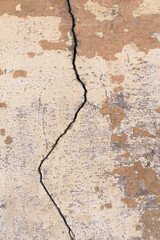 old wall with cracks background