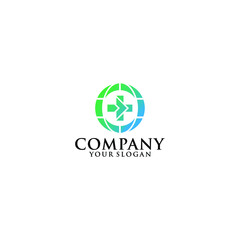Cross plus medical logo icon design template elements.