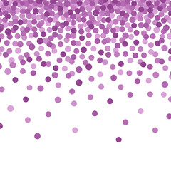 Falling Confetti Background - Colorful confetti falling on solid white background © Mai