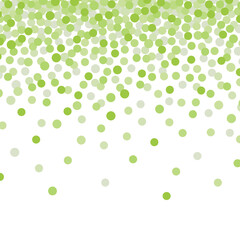 Falling Confetti Background - Colorful confetti falling on solid white background © Mai