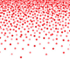 Falling Confetti Background - Colorful confetti falling on solid white background