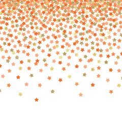 Falling Confetti Background - Colorful confetti falling on solid white background