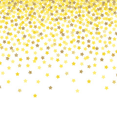 Falling Confetti Background - Colorful confetti falling on solid white background